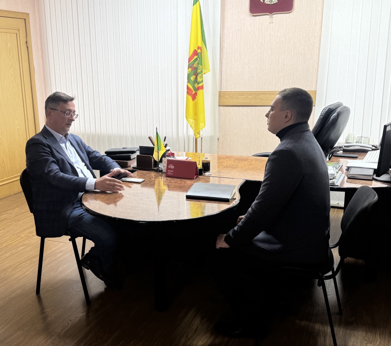 Роман Калентьев провел встречу с участником проекта «Герои Пенzенского края»