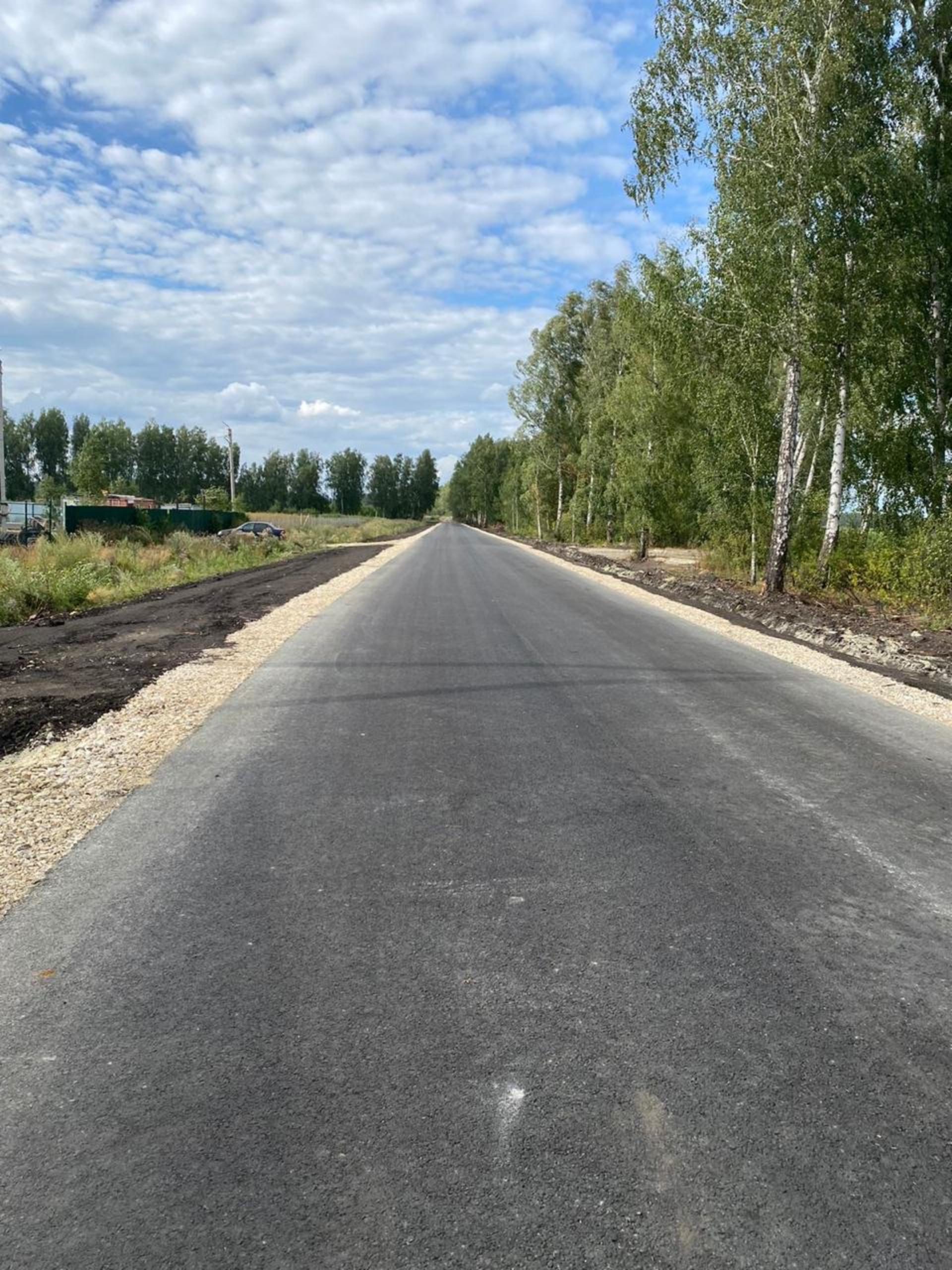 Завершено строительство автомобильной дороги к молочно-товарной ферме ООО АП «Восток Агро»