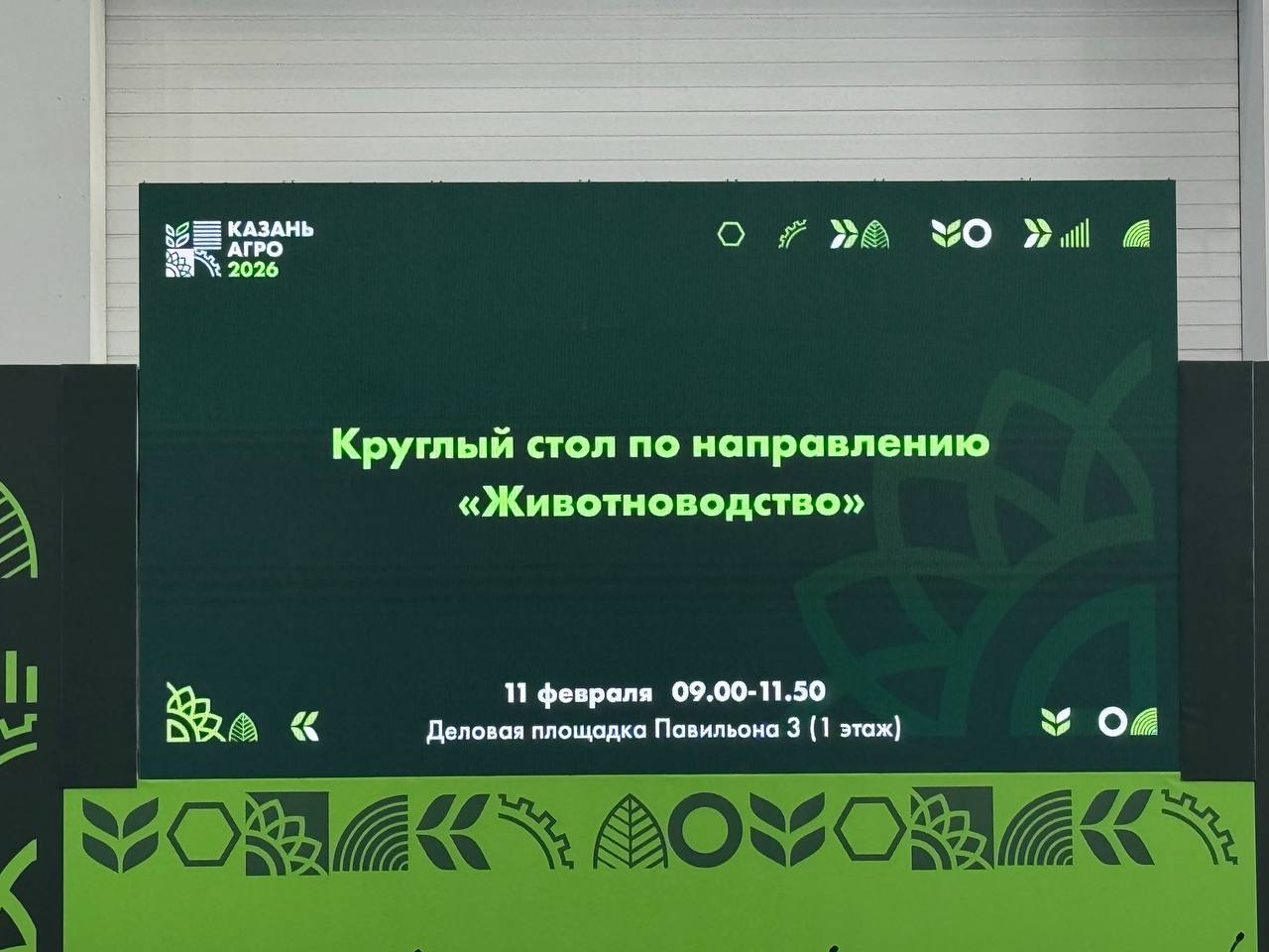 Представители Министерства принимают участие в выставке достижений АПК «Казань Агро - 2026» Представители Министерства принимают участие в выставке достижений АПК «Казань Агро - 2026»
