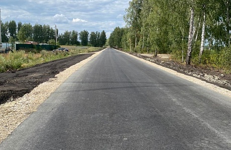 Завершено строительство автомобильной дороги к молочно-товарной ферме ООО АП «Восток Агро»
