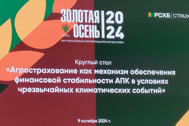 Заместитель Министра сельского хозяйства Пензенской области Вячеслав Шиняев принял участие в Круглом столе «Агрострахование как механизм обеспечения финансовой стабильности АПК в условиях чрезвычайных климатических событий»