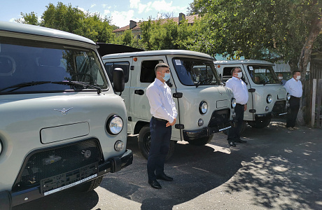 Ветеринарные станции Сердобского, Мокшанского районов и города пензы получили новые автомобили УАЗ