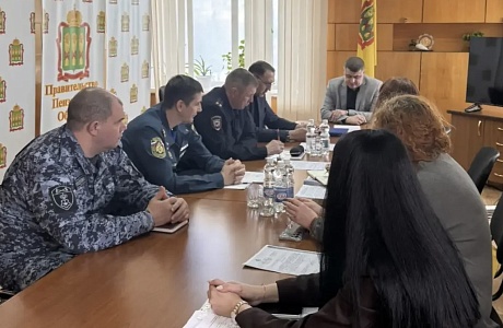 Заседание межведомственной комиссии  по соблюдению требований к антитеррористической защищенности торговых объектов (территорий) на территории Пензенской области