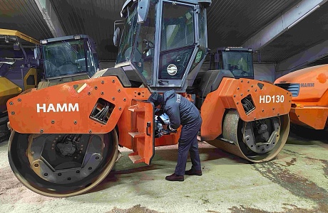 Технический осмотр самоходной техники